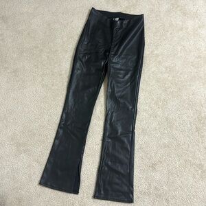 NWT H&M Faux Leather Flare Pants